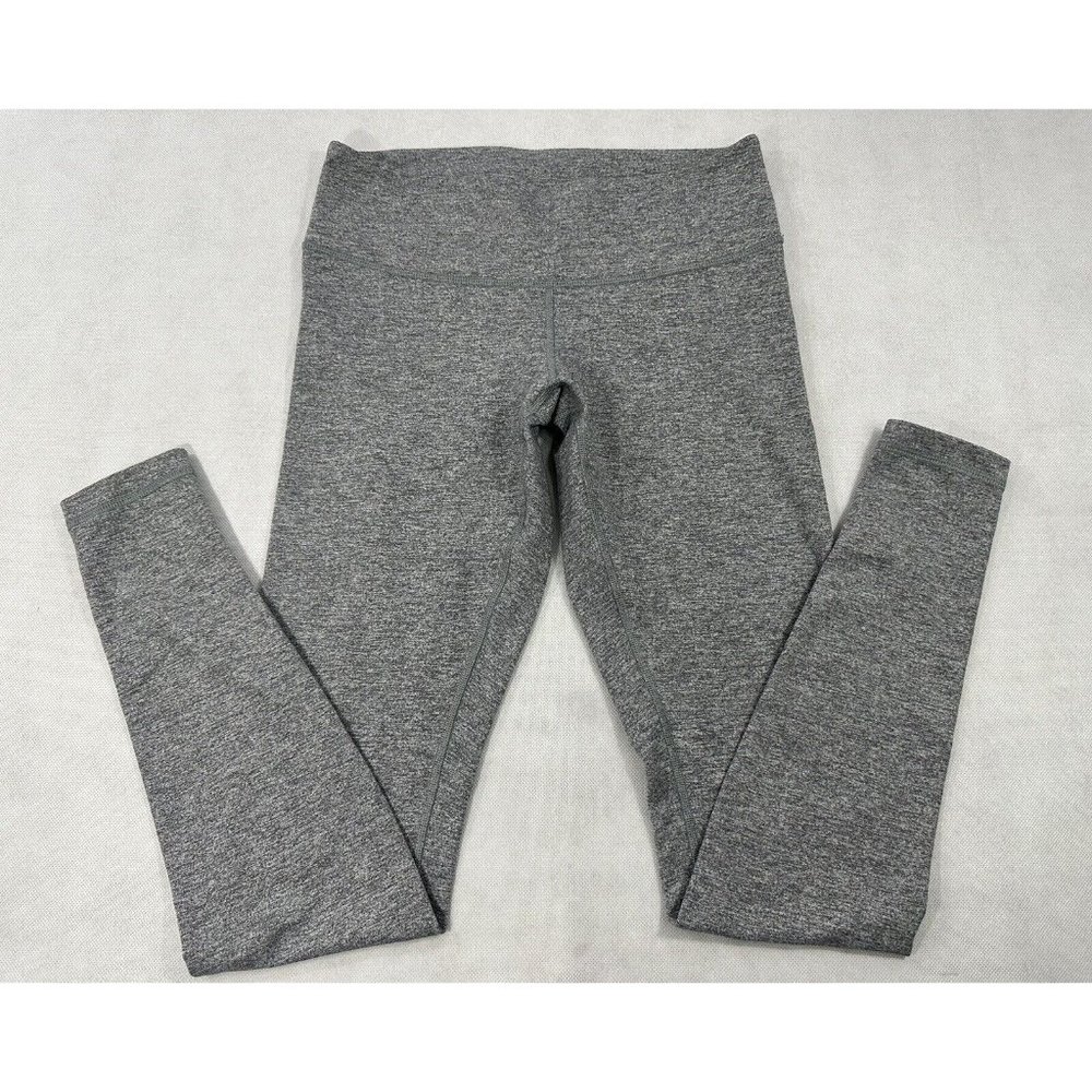 Lululemon Wunder Under Pant 30.5” Mid Rise Heathered Slate Womens 8 EUC